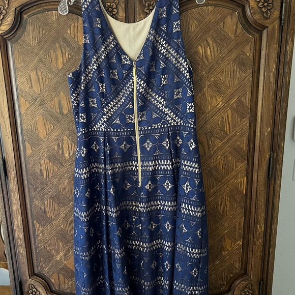 Eiza J lace sundress; flesh lining underneath; size 14; like new - Picture 2 of 2